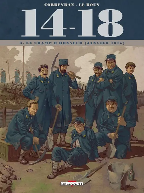 Couverture de l'album 14-18 Tome 3 Le champ d'honneur