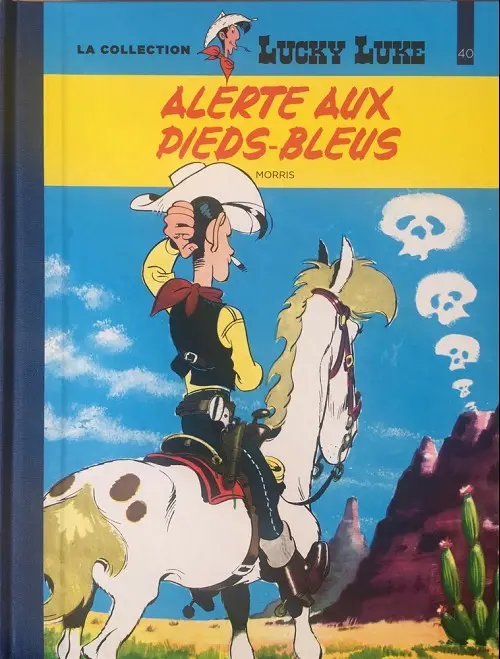 Couverture de l'album Lucky Luke La collection Tome 40 Alerte aux pieds-bleus