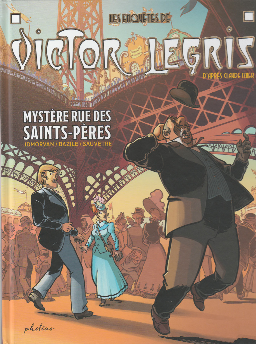 Couverture de l'album Les enquêtes de Victor Legris Tome 1 Mystère rue des Saints-Pères