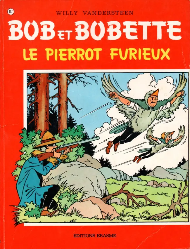 Couverture de l'album Bob et Bobette Tome 117 Le pierrot furieux