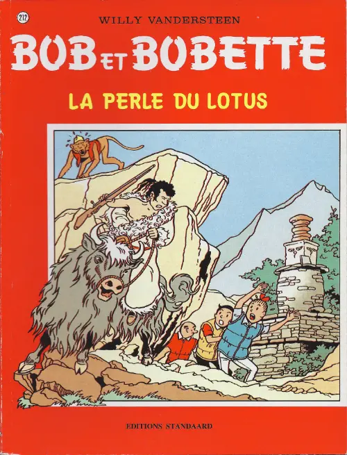Couverture de l'album Bob et Bobette Tome 212 La perle du lotus