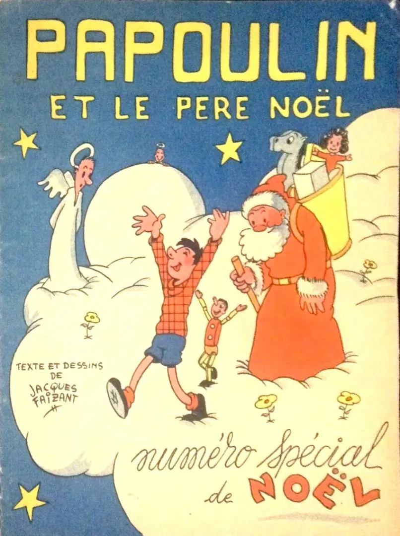 Couverture de l'album Les aventures de Papoulin Papoulin et le Père Noël