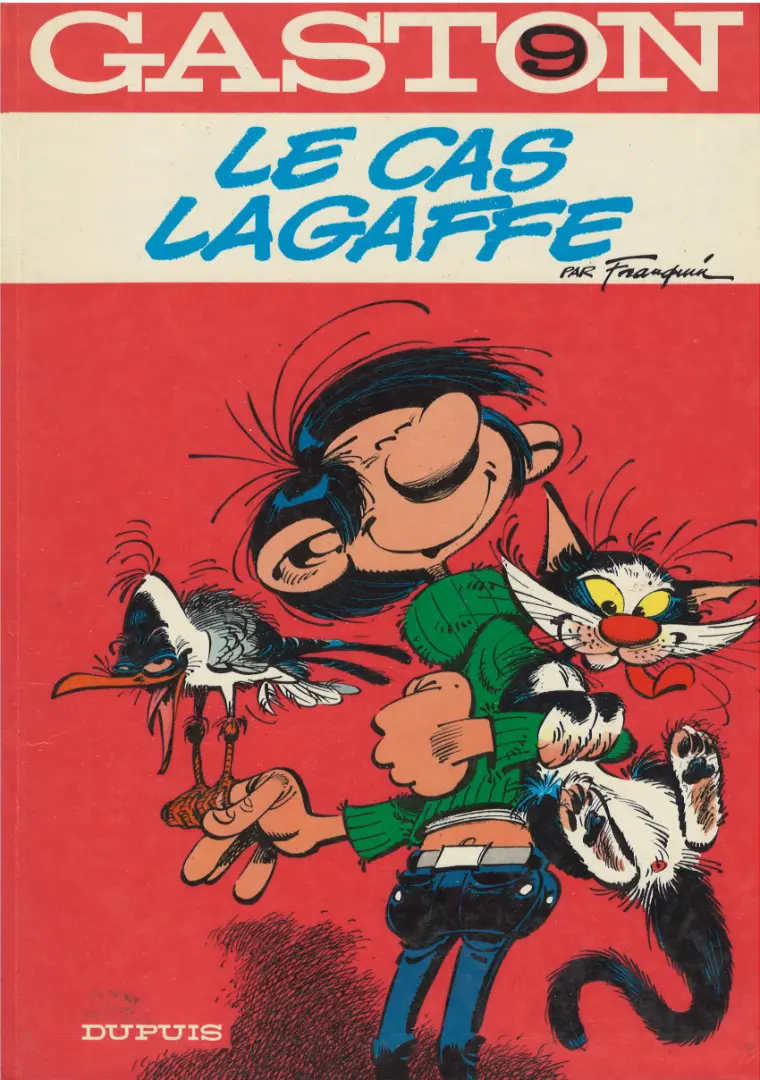 Couverture de l'album Gaston Tome 9 Le cas Lagaffe