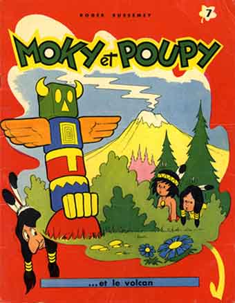 Couverture de l'album Moky et Poupy Tome 7 Moky et Poupy ... et le volcan
