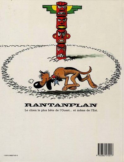 Verso de l'album Rantanplan Tome 1 La mascotte