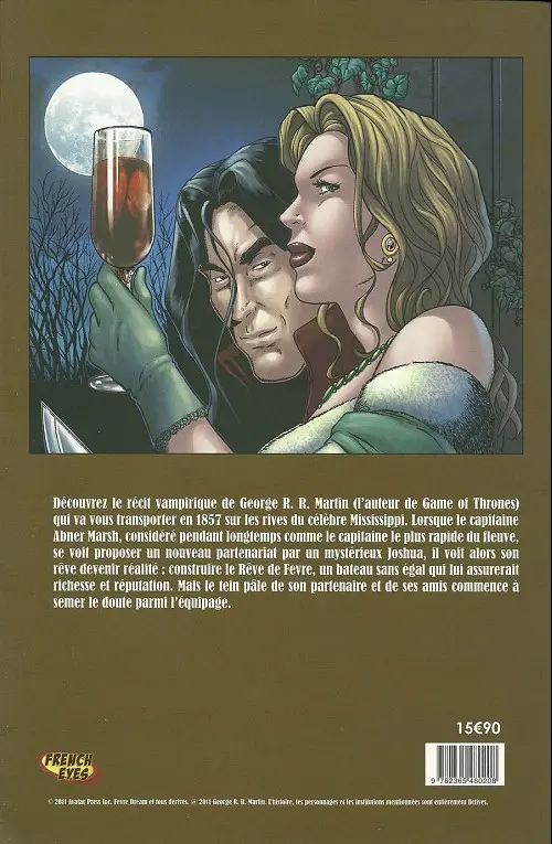 Verso de l'album River Dream Tome 1
