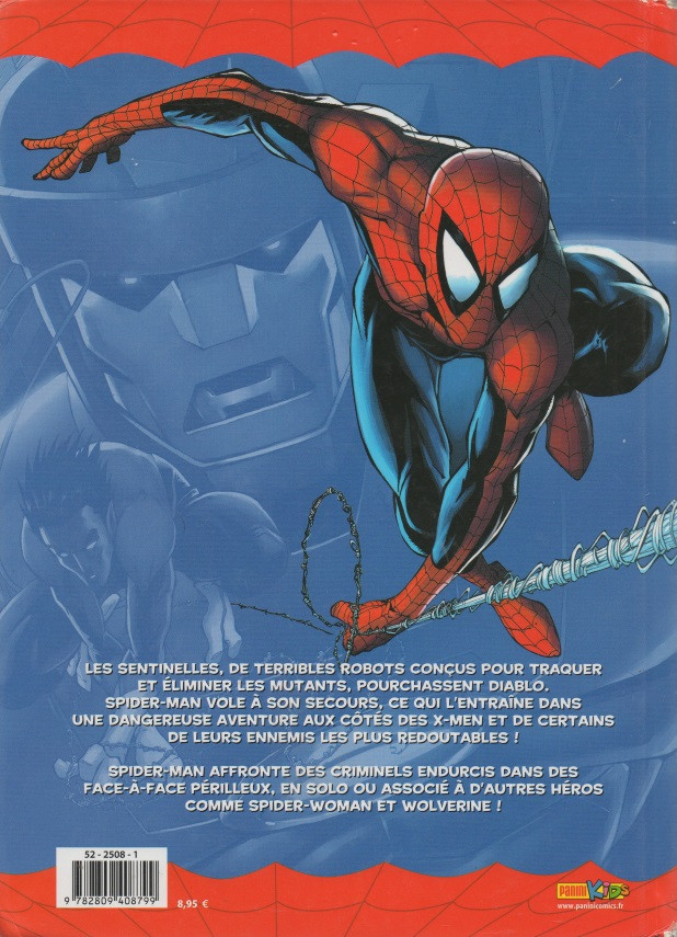 Verso de l'album Spider-Man - Les Aventures Tome 8 Chasse aux X-Men !