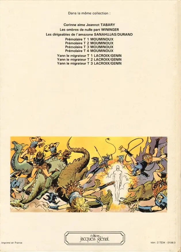 Verso de l'album Tärhn, prince des étoiles Tome 4 Planète oubliée