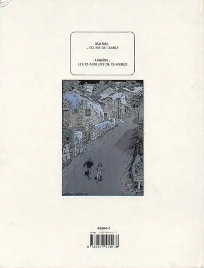 Verso de l'album Arkan L'écume du diable