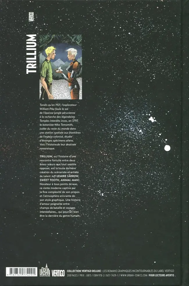 Verso de l'album Trillium