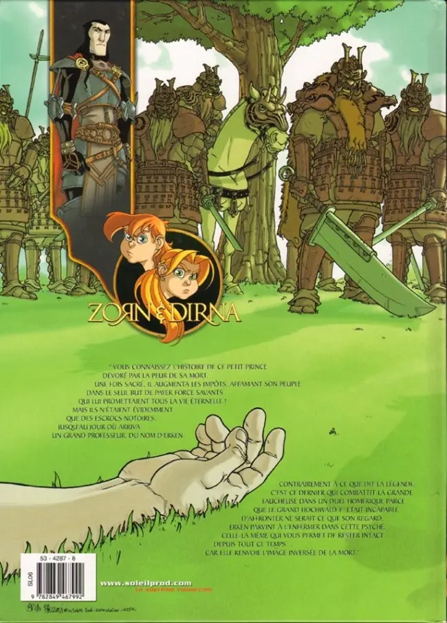 Verso de l'album Zorn & Dirna Tome 4 Familles décomposées