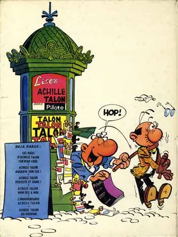 Verso de l'album Achille Talon Tome 6 Achille Talon au pouvoir