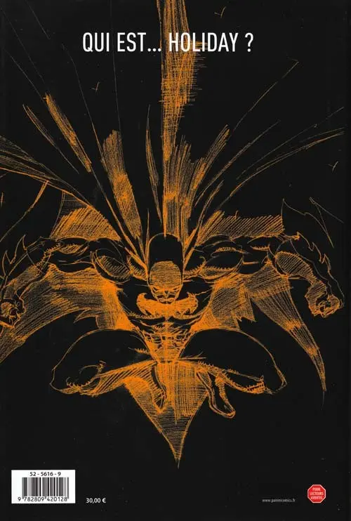 Verso de l'album Batman : Un long Halloween