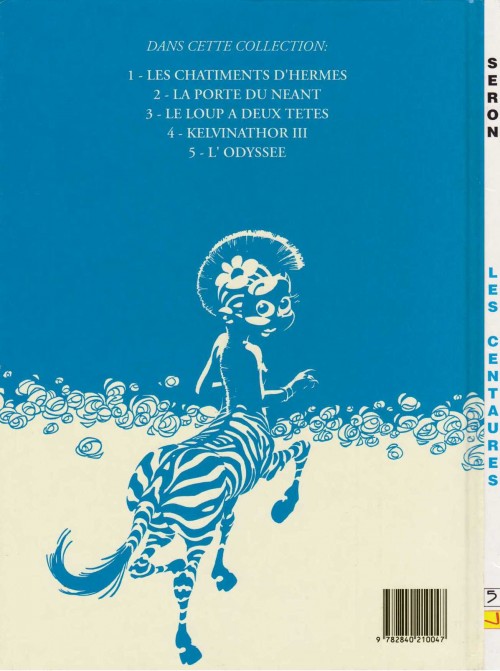 Verso de l'album Les Centaures Tome 3 L'odyssée