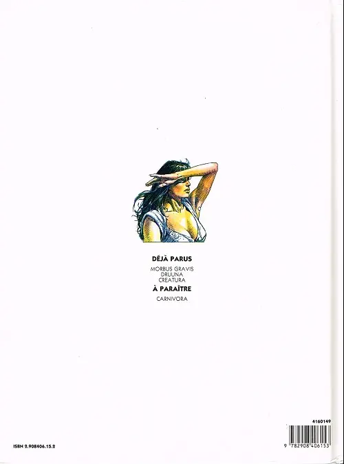 Verso de l'album Druuna Tome 2