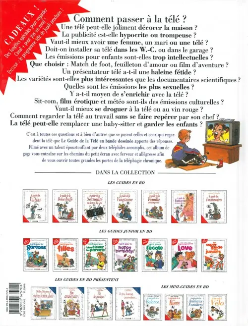 Verso de l'album Le Guide Tome 8 Le guide de la télé