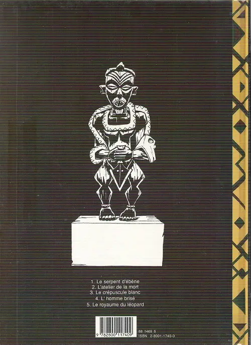 Verso de l'album Les aventures de Jimmy Tousseul Tome 3 Le crépuscule blanc
