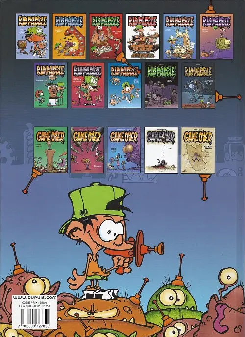 Verso de l'album Kid Paddle Tome 5 Alien chantilly