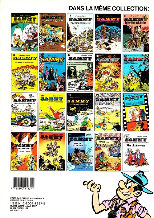 Verso de l'album Sammy Tome 9 Les pétroleurs du désert