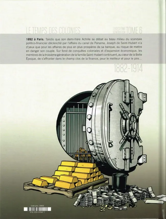Verso de l'album La Banque Tome 6 Troisième génération 1882-1914 : Le temps des colonies