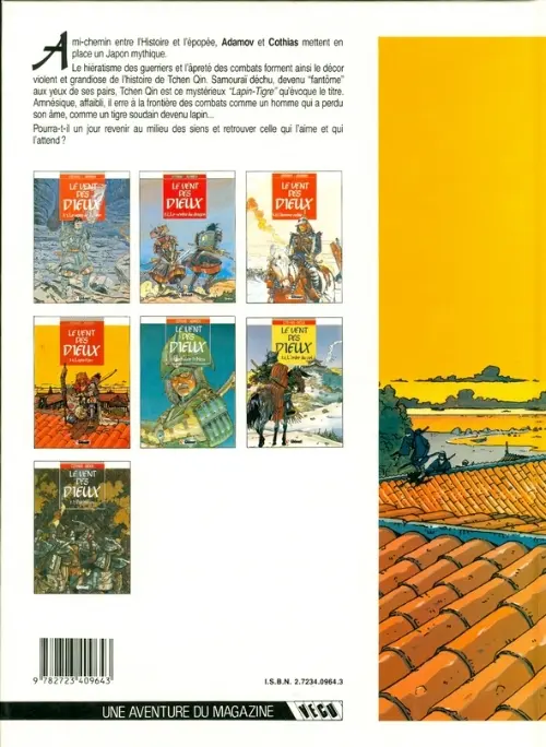 Verso de l'album Le Vent des Dieux Tome 4 Lapin-tigre