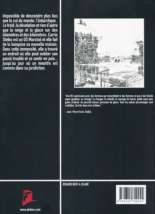 Verso de l'album Whiteout Tome 1