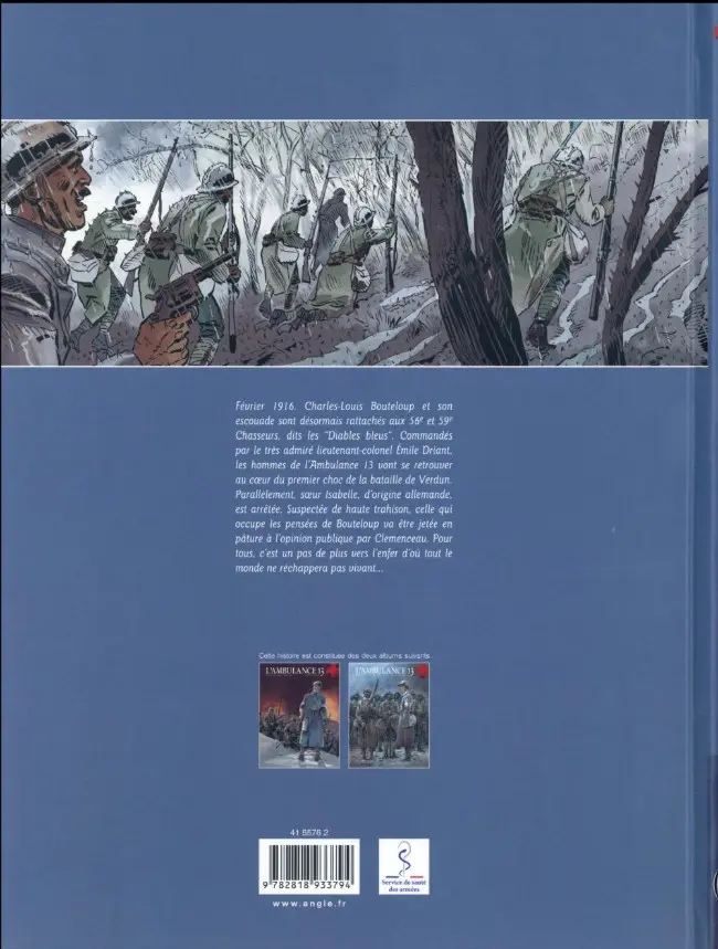 Verso de l'album L'Ambulance 13 Histoire complète Volume 2