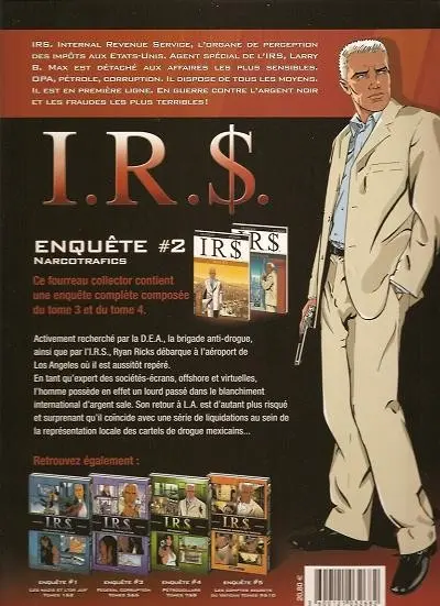 Verso de l'album I.R.$. Narcotrafics