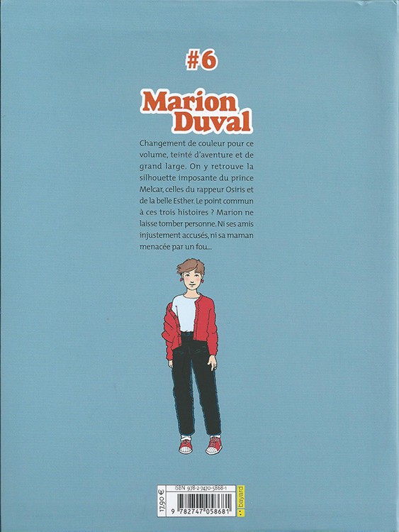 Verso de l'album Marion Duval #6 Photo fatale - Alerte en classe verte - Les disparues d'Ouessant