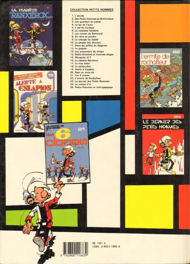 Verso de l'album Les Petits hommes Tome 25 Petits hommes et mini-gagagags