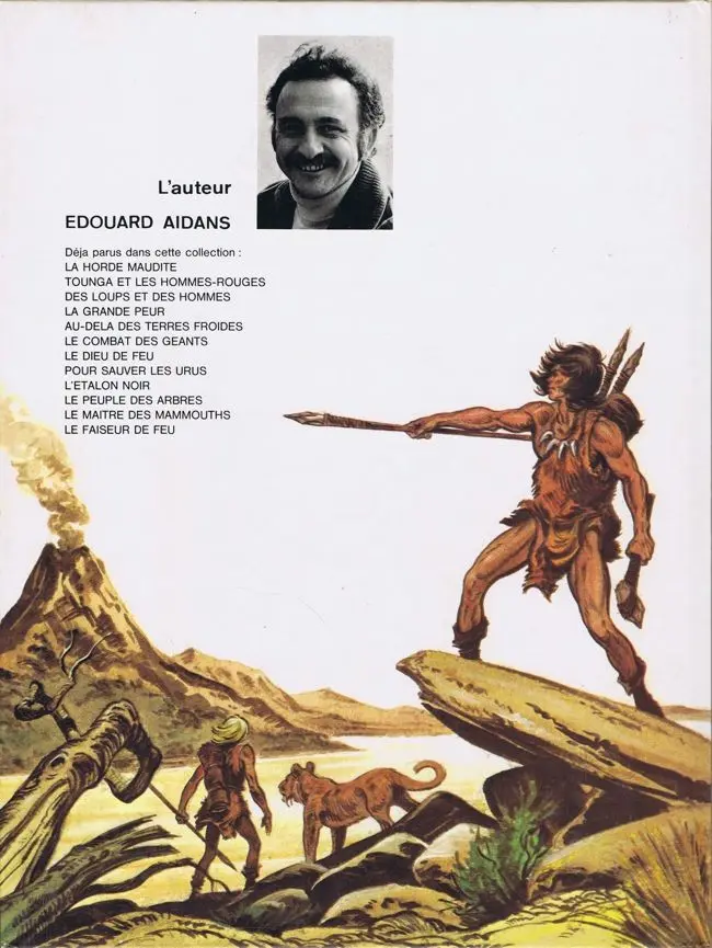 Verso de l'album Tounga Tome 12 Le faiseur de feu
