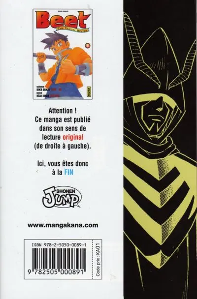 Verso de l'album Beet the Vandel Buster 5