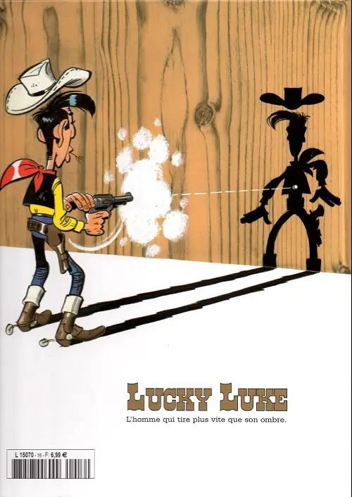 Verso de l'album Lucky Luke La collection Tome 16 Le fil qui chante