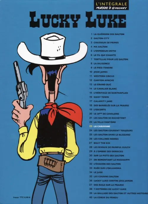 Verso de l'album Lucky Luke Tome 23 La caravane
