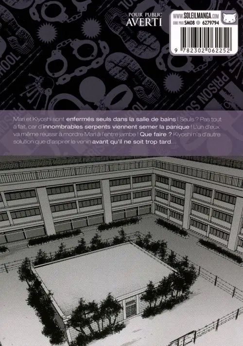 Verso de l'album Prison School 013