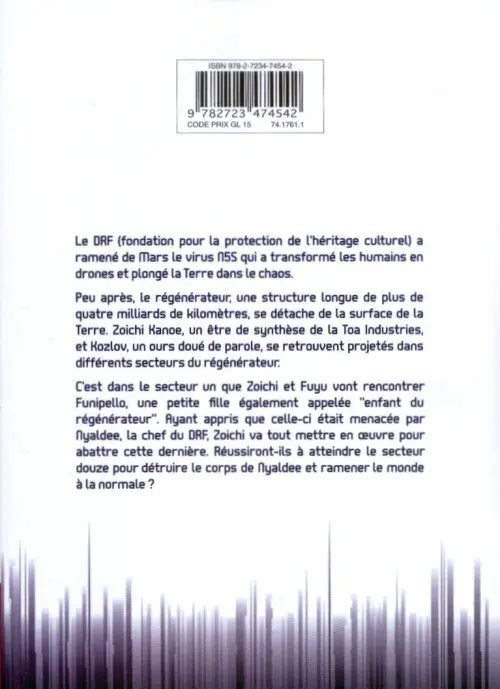 Verso de l'album Biomega 6