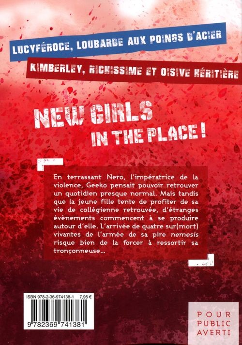 Verso de l'album Bloody Delinquent Girl Chainsaw 4