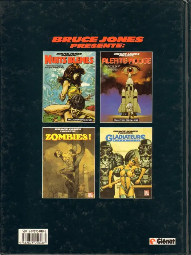 Verso de l'album Bruce Jones présente Tome 6 La corde raide
