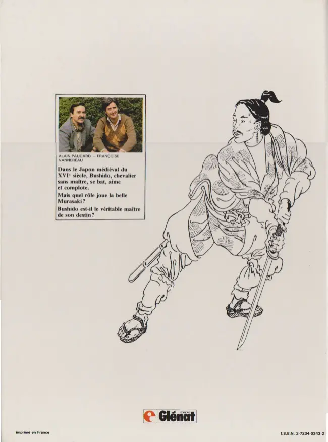 Verso de l'album Bushido