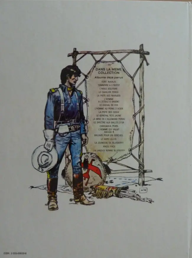Verso de l'album Blueberry Tome 12 Le spectre aux balles d'or