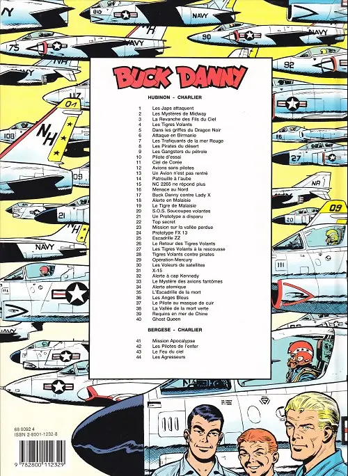 Verso de l'album Buck Danny Tome 36 Les Anges Bleus