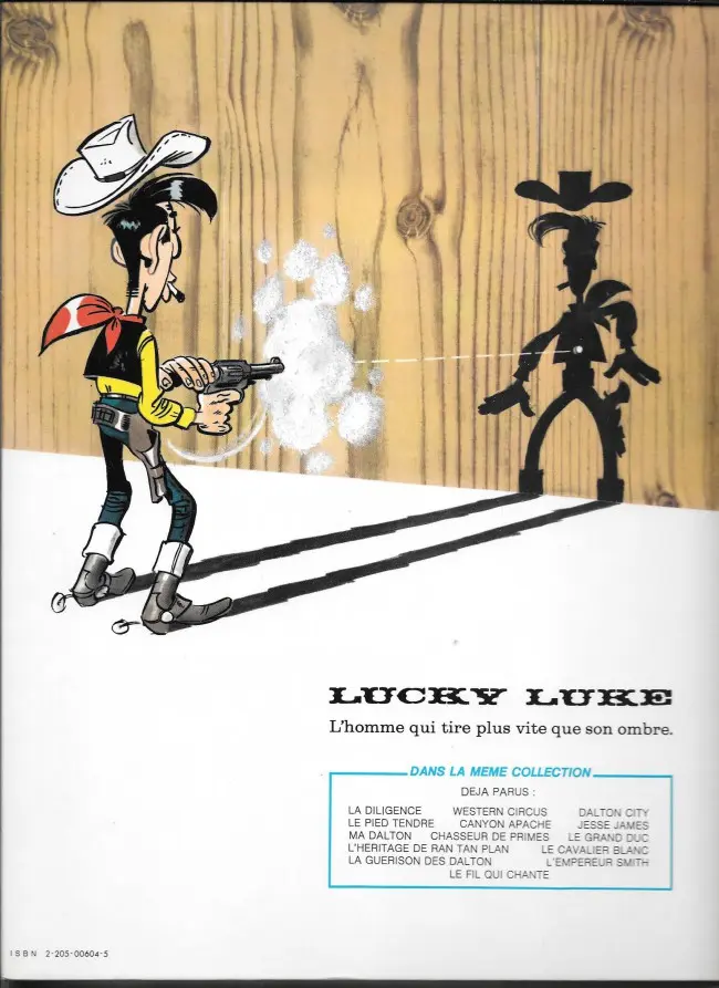 Verso de l'album Lucky Luke Tome 39 Chasseur de primes
