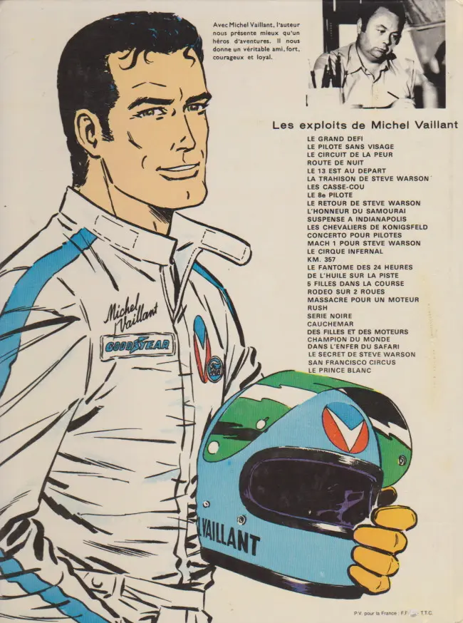 Verso de l'album Michel Vaillant Tome 27 Dans l'enfer du safari