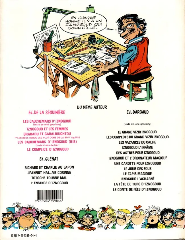 Verso de l'album Iznogoud Tome 14 Les cauchemars d'Iznogoud