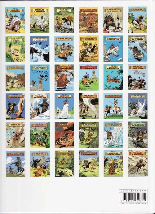 Verso de l'album Yakari Tome 12 Yakari et le coyote