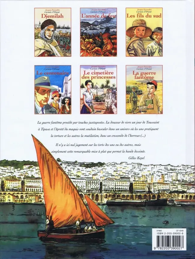 Verso de l'album Carnets d'Orient Tome 6 La guerre fantôme
