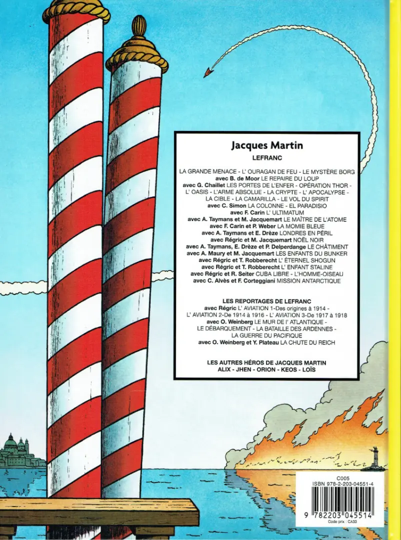 Verso de l'album Lefranc Tome 24 L'enfant Staline