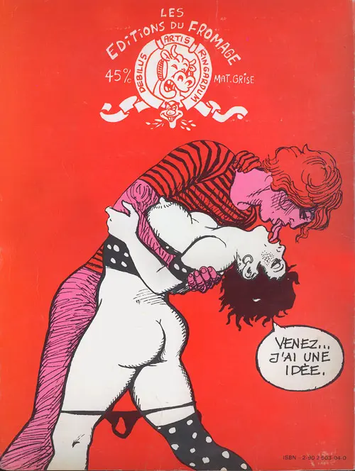 Verso de l'album Caroline Choléra Tome 1
