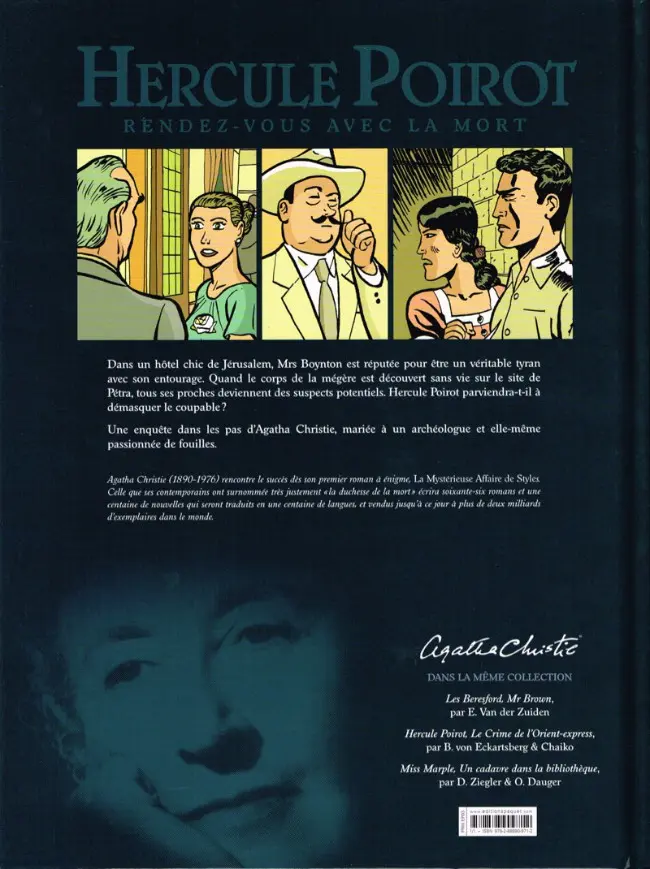 Verso de l'album Hercule Poirot Tome 2 Rendez-vous avec la mort