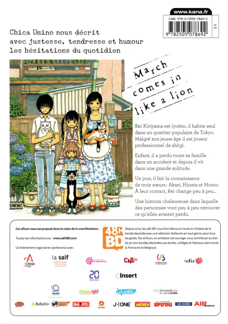Verso de l'album March comes in like a lion 1